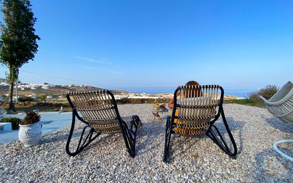 Hébergement à Sifnos avec vue sur la mer